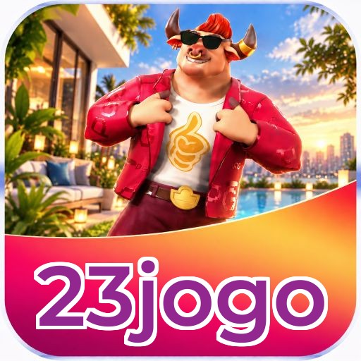 Interface da plataforma 23jogo mostrando slots populares e bônus de boas-vindas